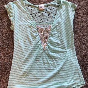 Daytrip blue with diamonds T-shirt